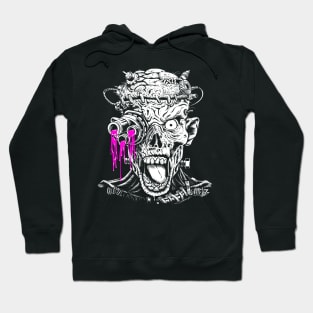 Pink liquid zombie Hoodie